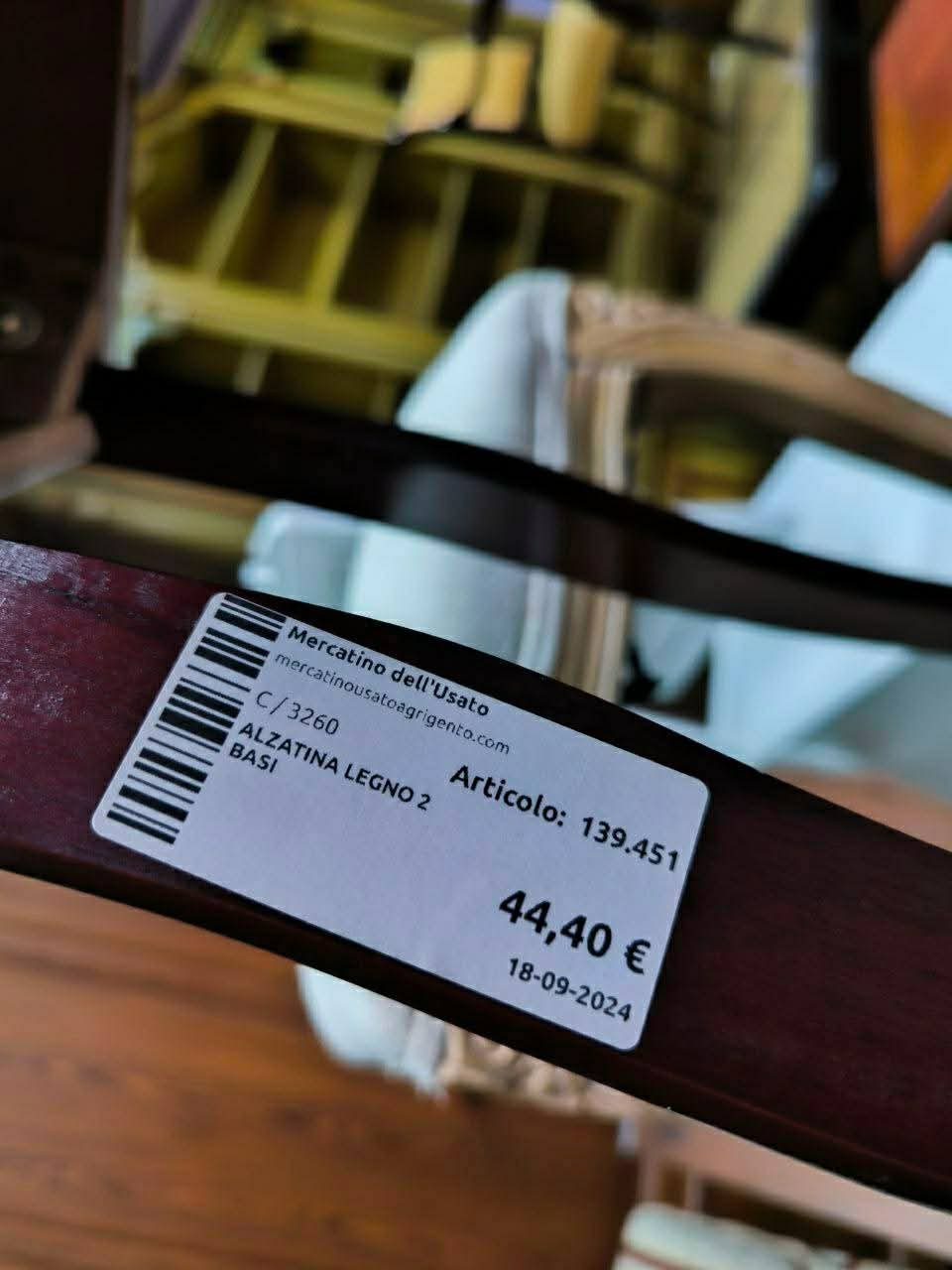 ALZATINA LEGNO
2 BASI