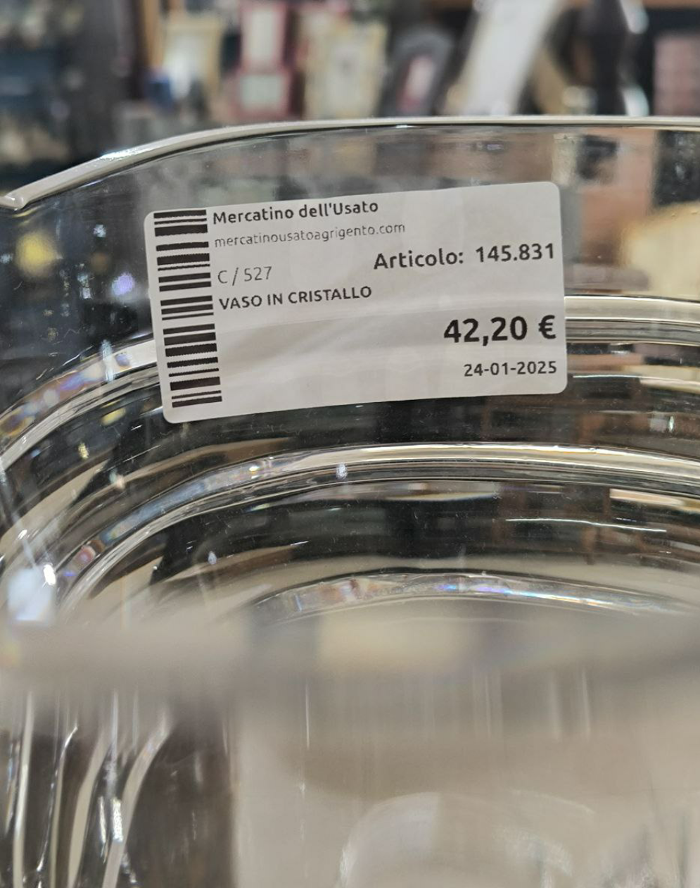 Vaso In Cristallo