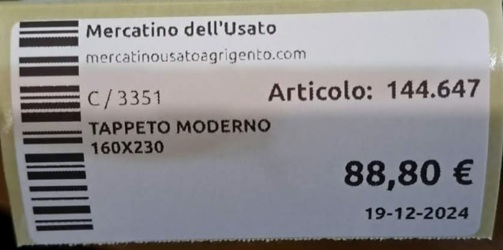 TAPPETO MODERNO 160X230