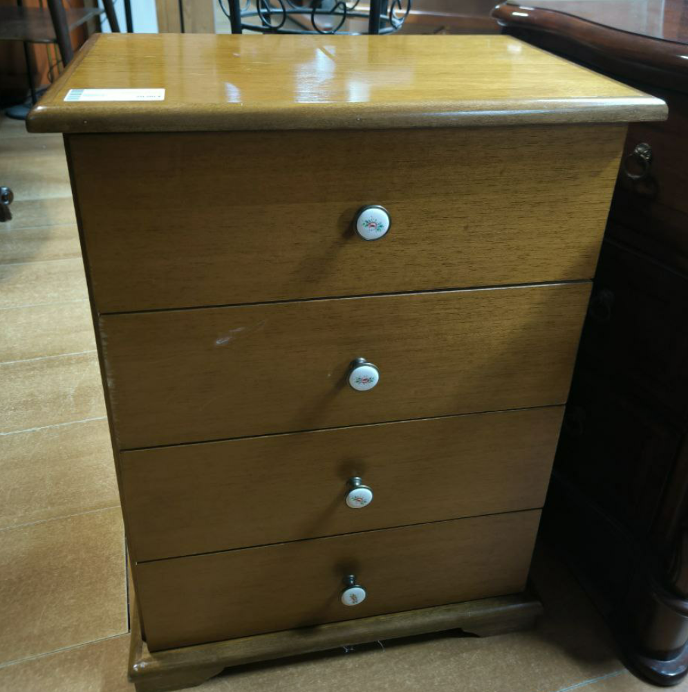 Mobiletto Comodino 4 Cassetti R.