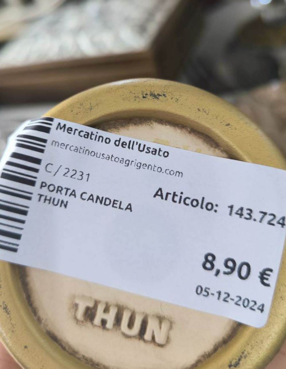 PORTA CANDELA THUN