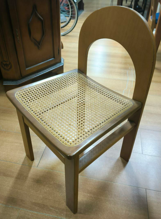 6 Sedie Design Seduta Paglia Vienna Rovinata