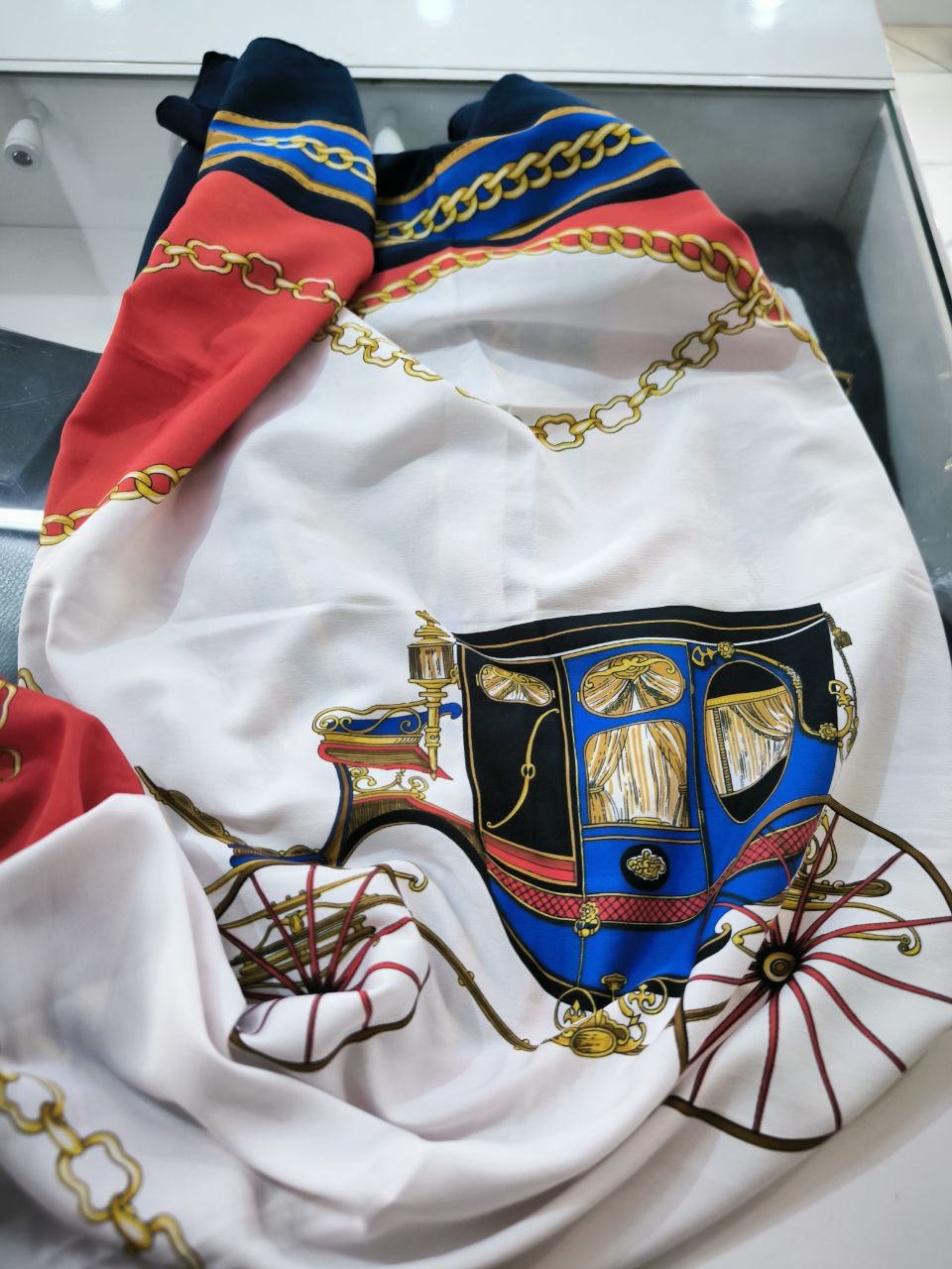 FOULARD DECORAZIONE CARROZZA