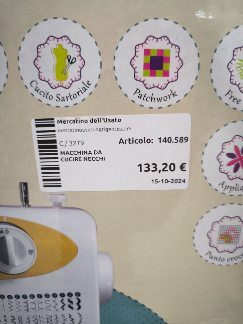 MACCHINA DA CUCIRE NECCHI €