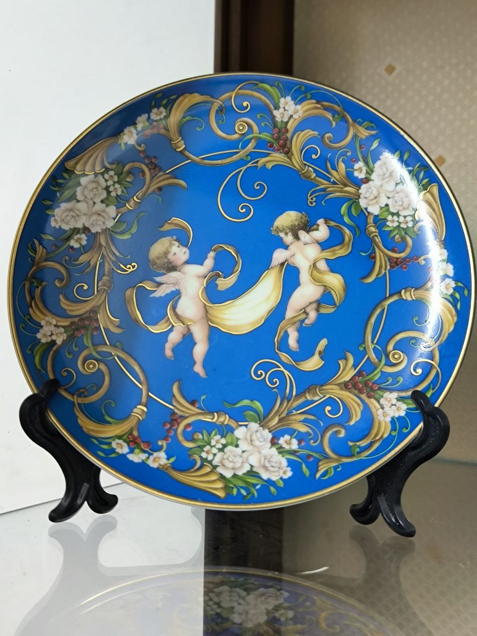 PIATTO PORCELLANA DA COLLEZIONE HENRIETTE ANGELI