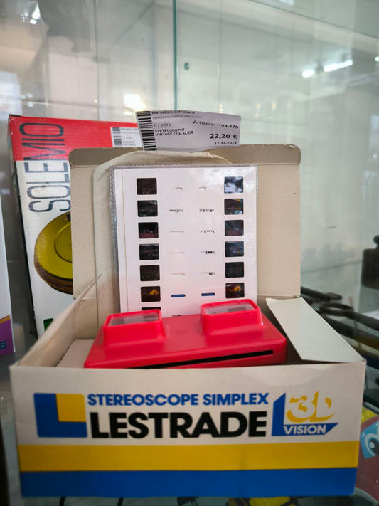 STETEOSCOPIO VINTAGE 
CON SLIDE