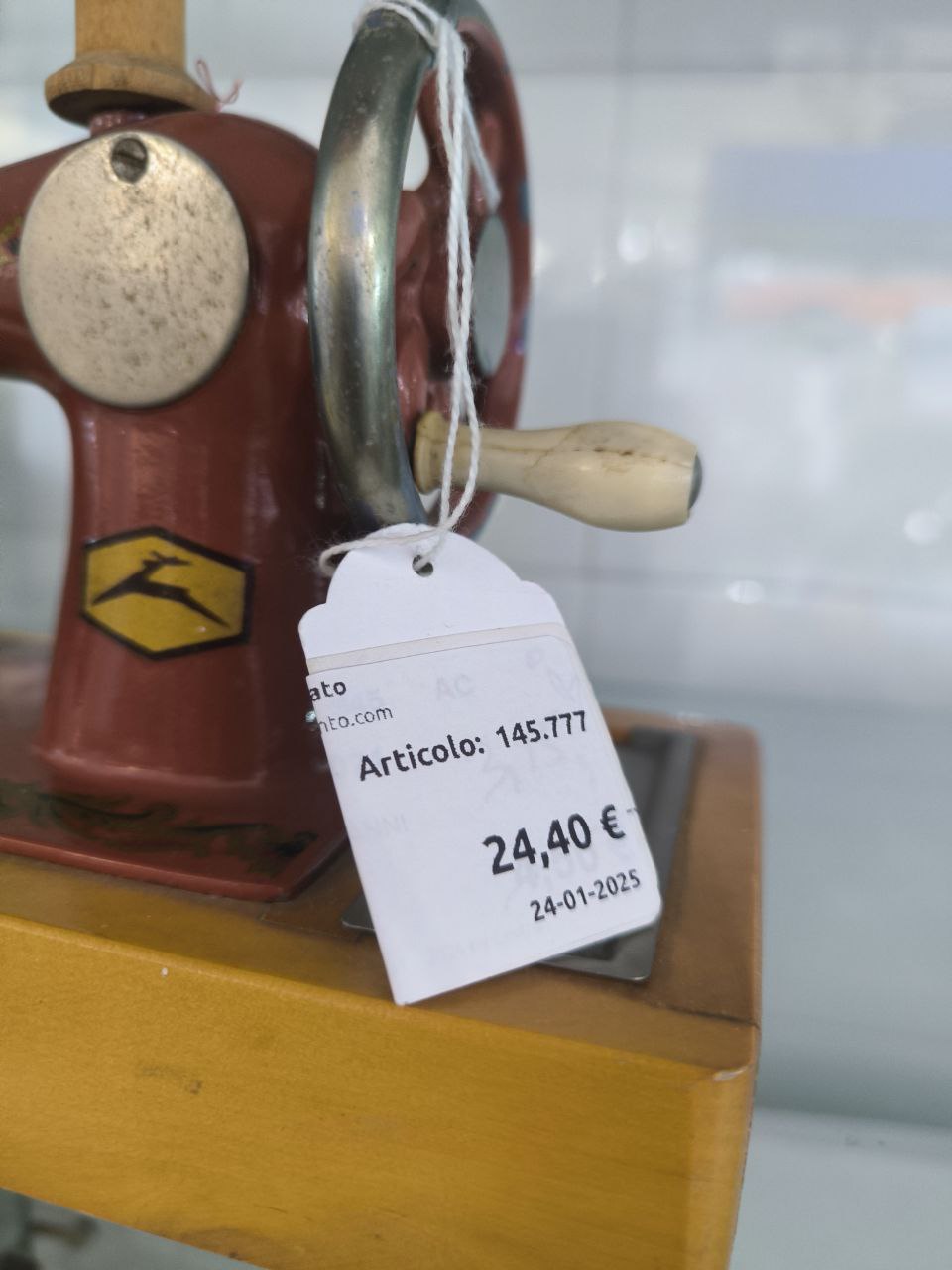 MODELLINO MACCHINA DA CUCIRE
VINTAGE