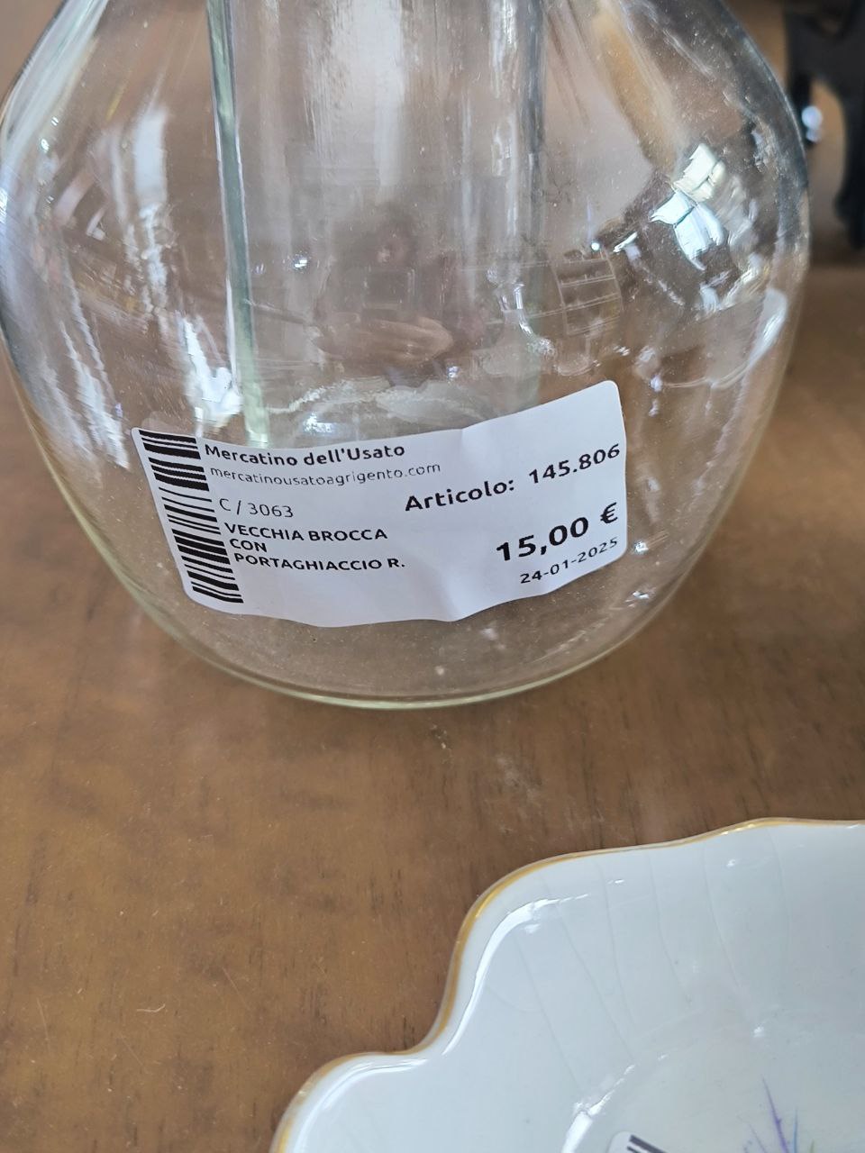 Vecchia Brocca Con Portaghiaccio R.
