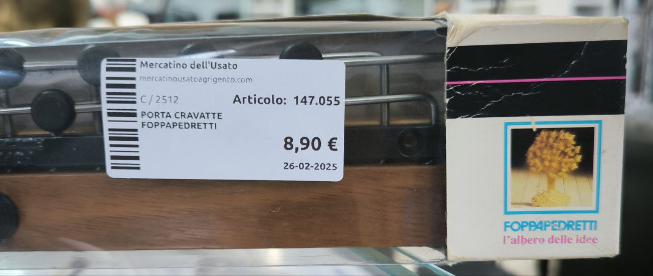 Porta Cravatte Foppapedretti