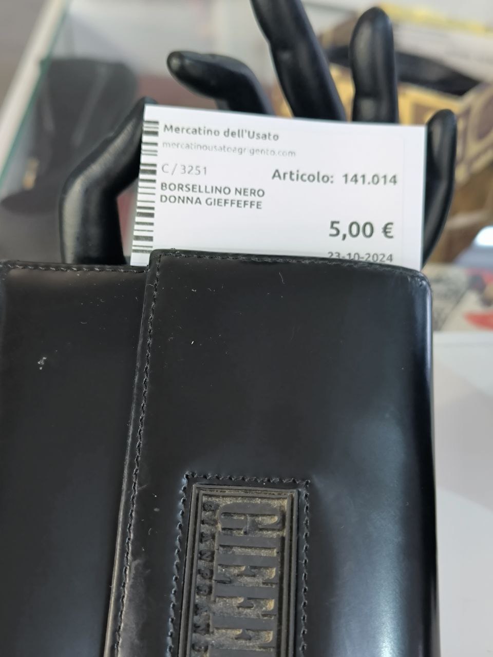 Borsellino Nero Donna Gieffeffe
