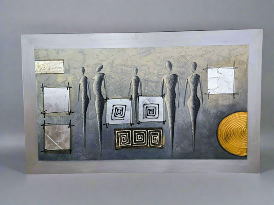 QUADRO MODERNO FIGURE FEMMINILI