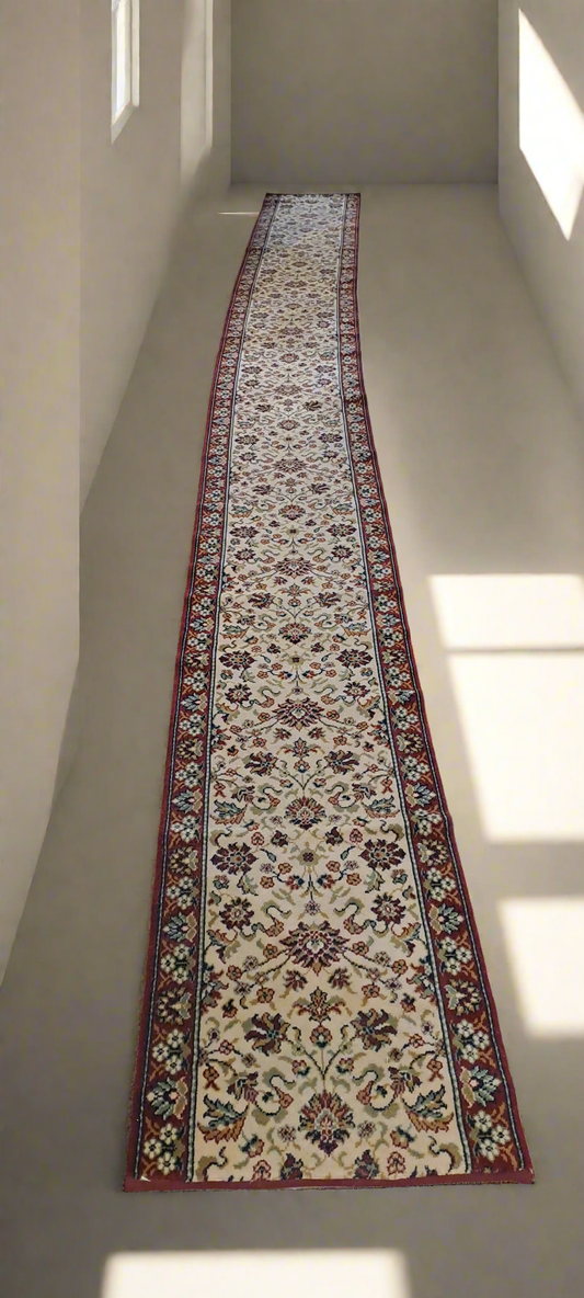 Tappeto Corsia Decorazioni Fiorellini 580x60