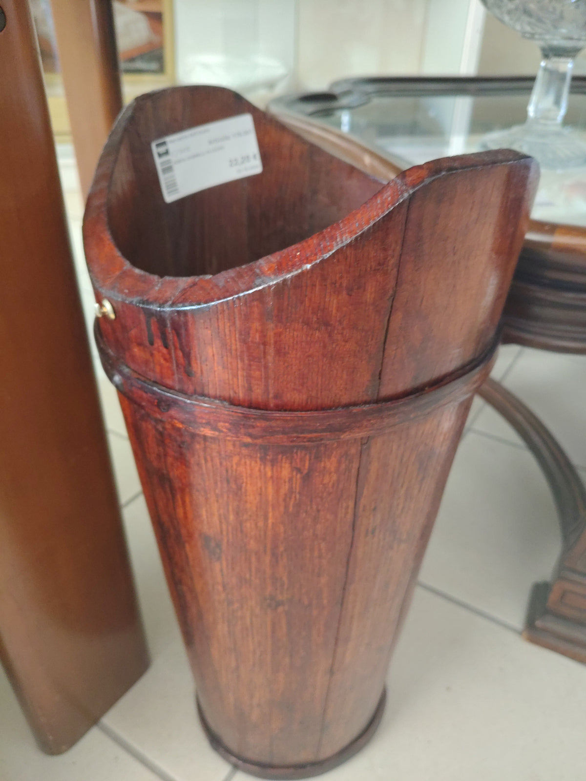 Porta Ombrelli In Legno