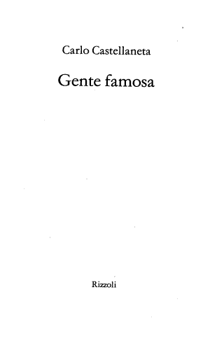 Gente Famosa - Carlo Castellaneta