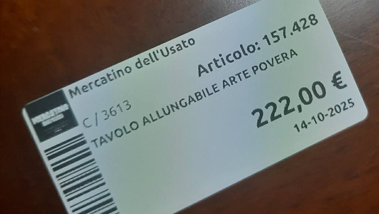 Tavolo Allungabile Arte Povera
