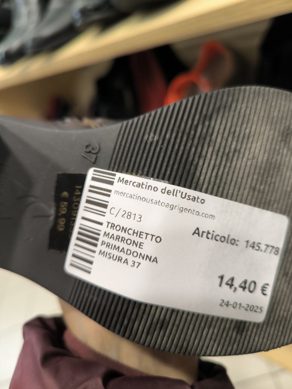 Tronchetto Marrone Primadonna Misura 37