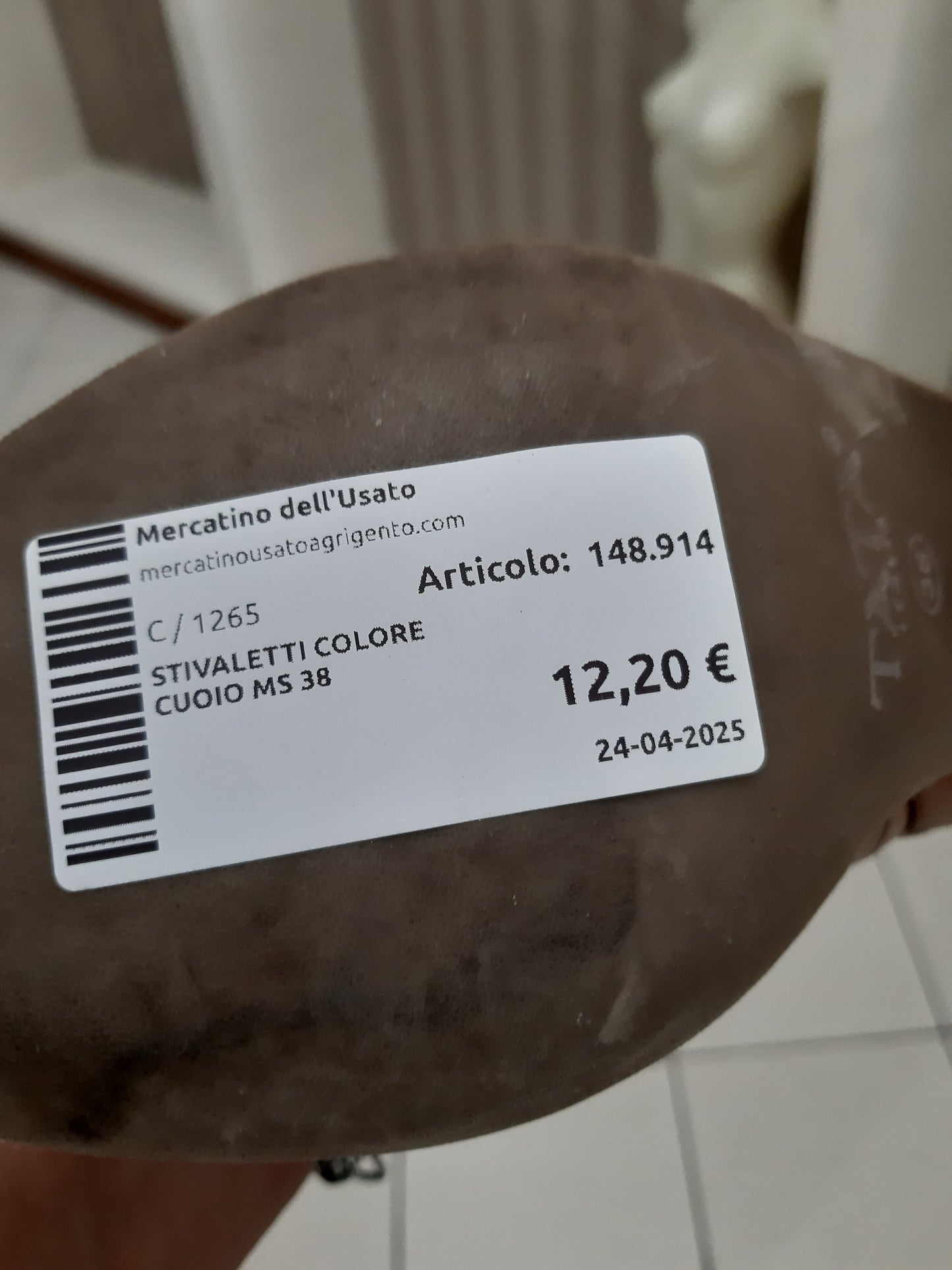 Stivaletti Colore Cuoio Ms 38