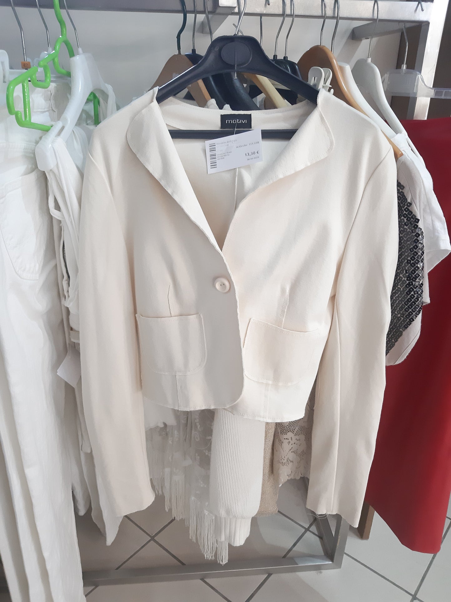 Giacchettino Beige Mis 42 Motivi