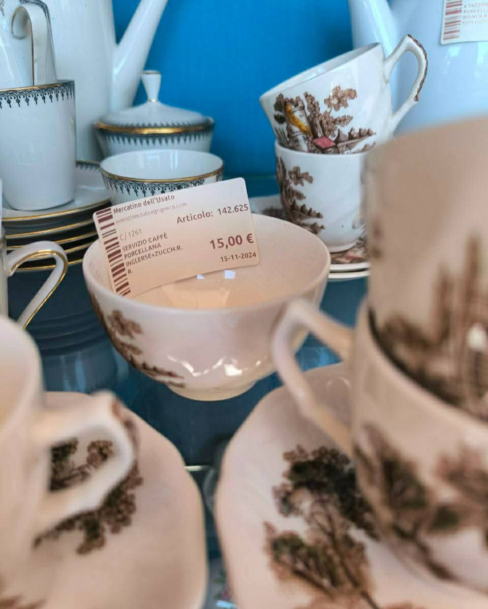 Servizio Caffè Porcellana Inglerse+zucch.r.r.