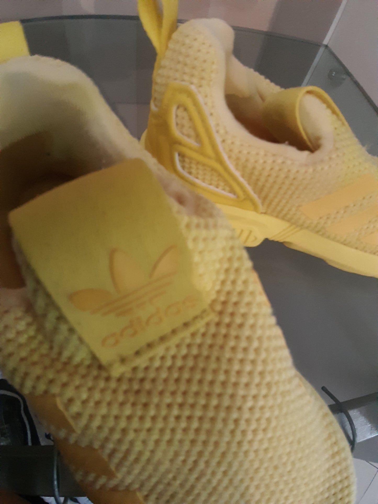 Scarpa Bimbo Adidas Giallo Mis 22