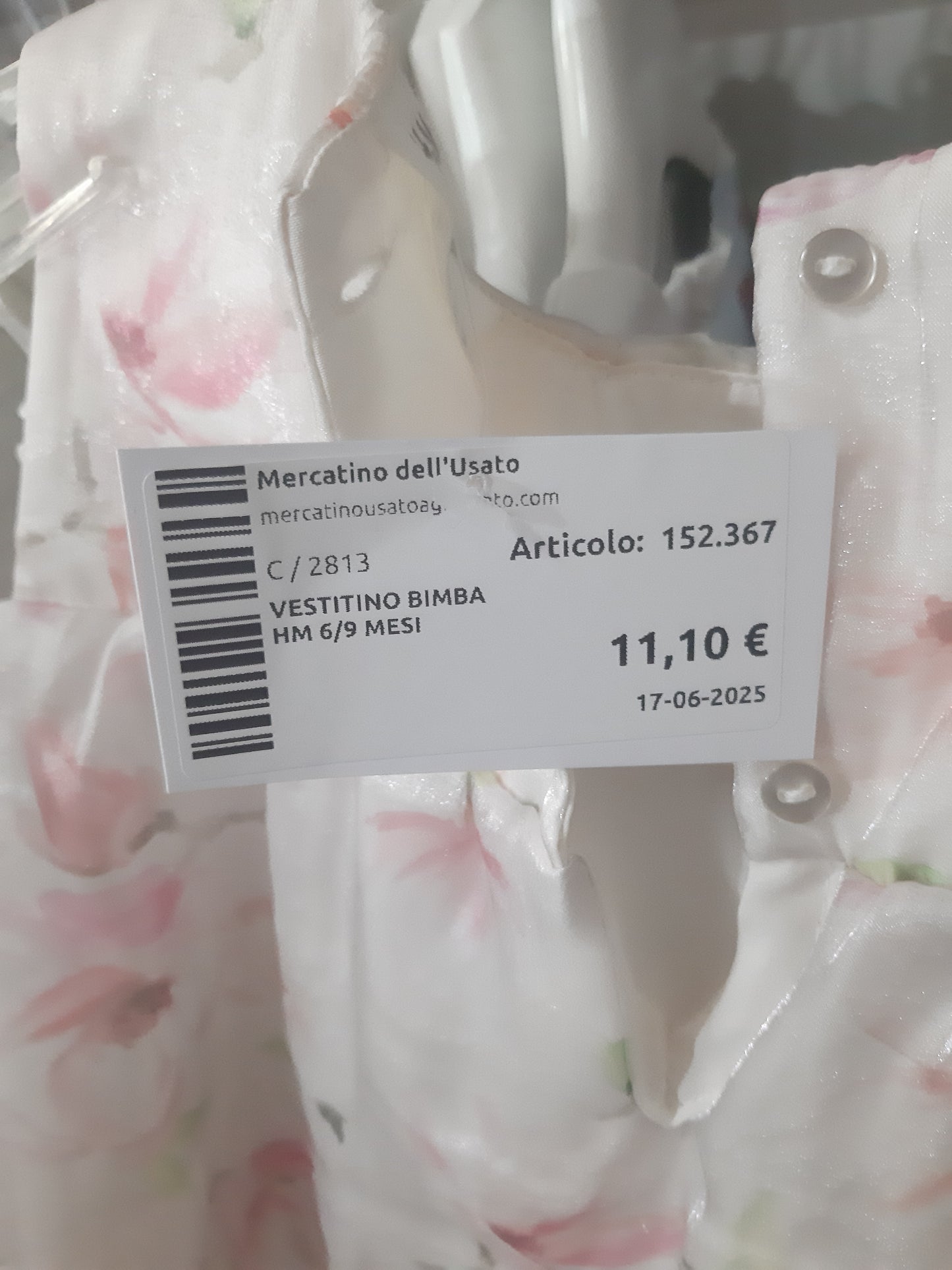 Vestitino Bimba Hm 6/9 Mesi