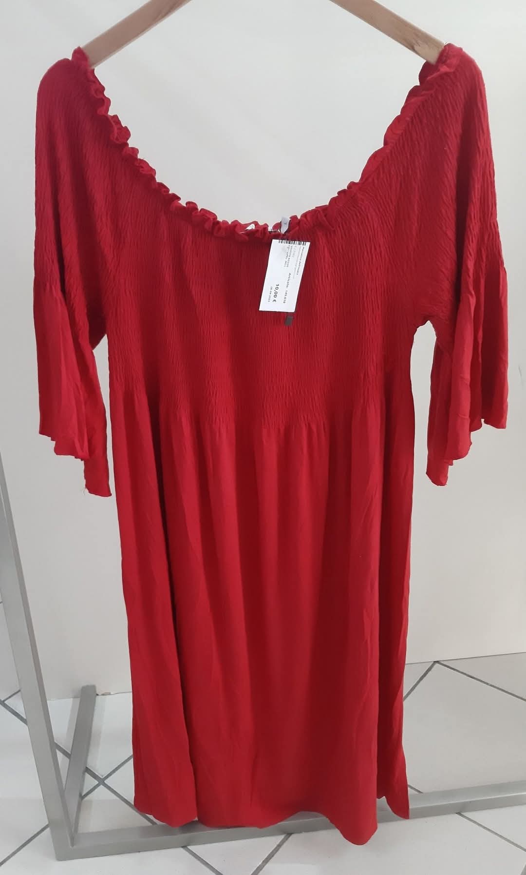 Vestito Rosso Combipel Ms L