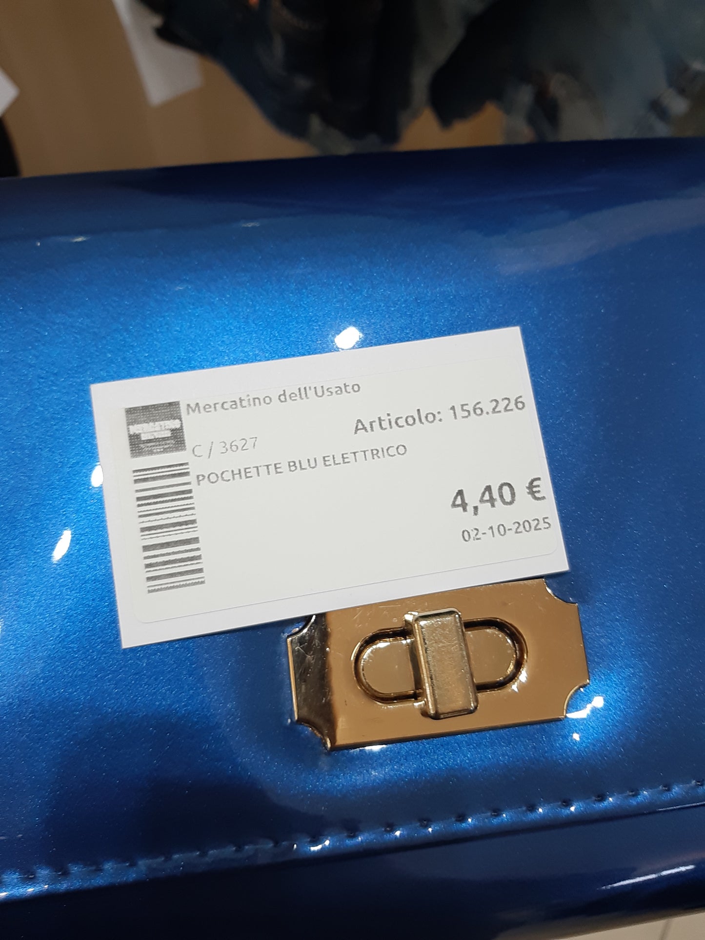 Pochette Blu Elettrico