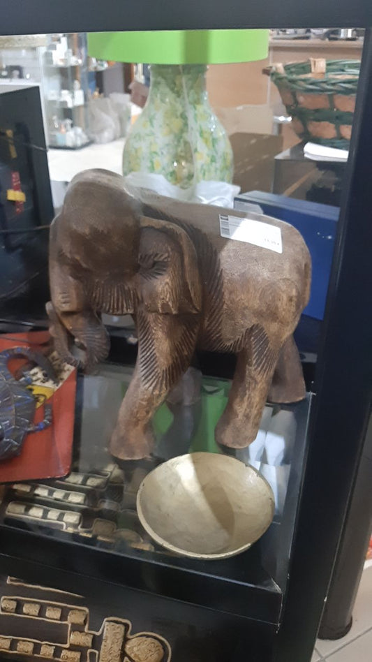Elefante Grande In Legno