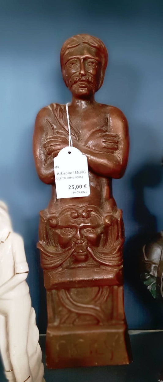 Moro In Legno Scolpito Come Porta Di Palermo