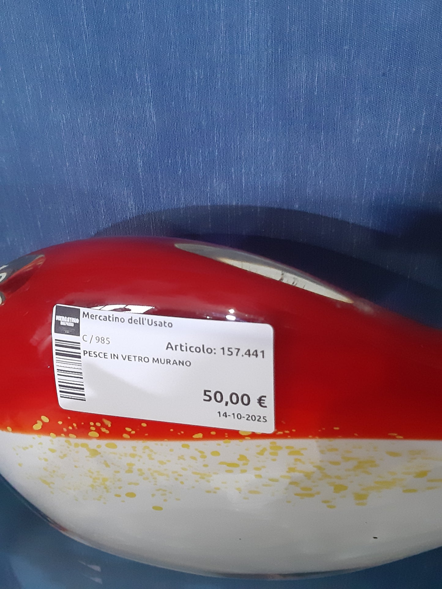 Pesce In Vetro Murano