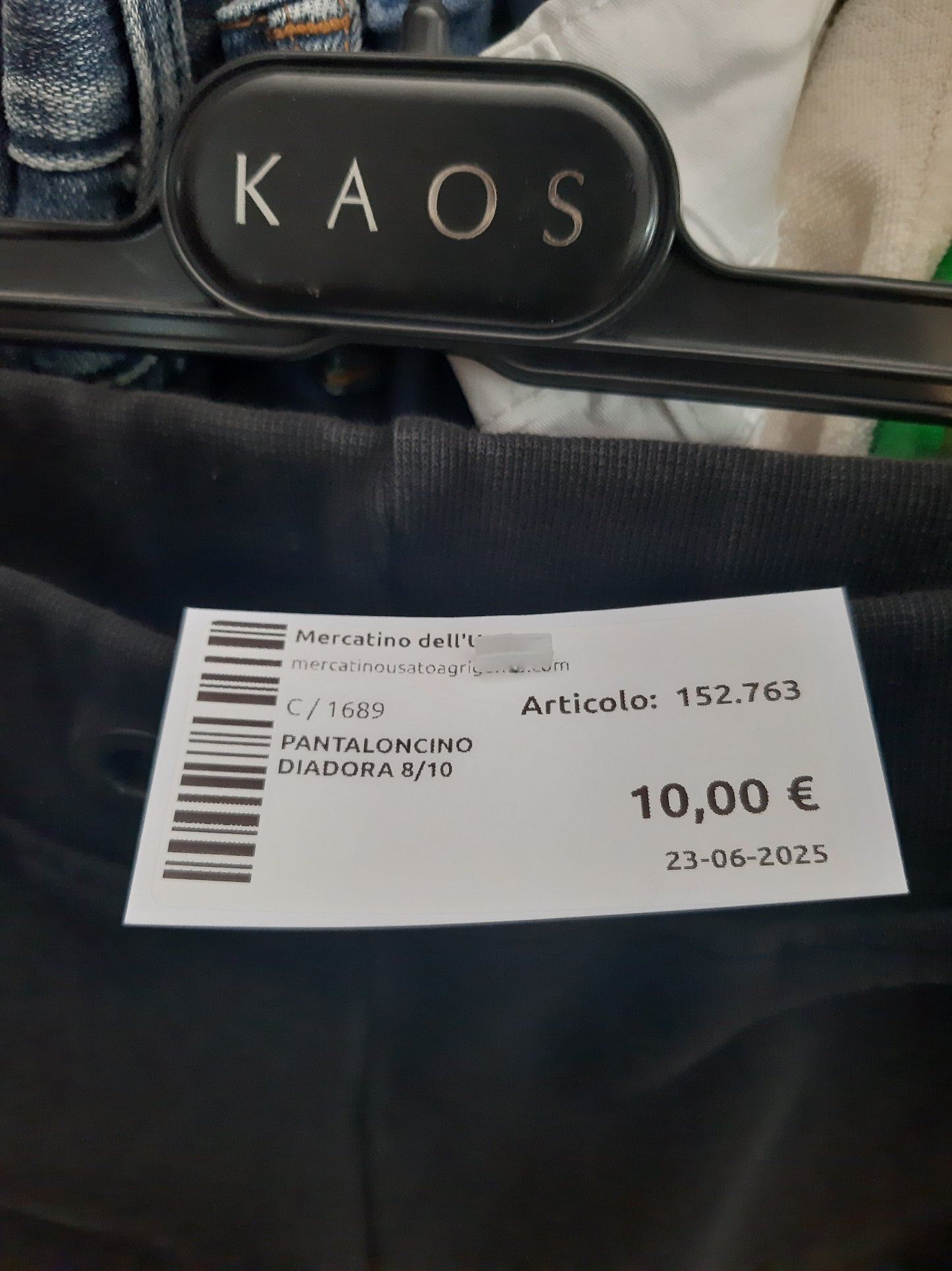 Pantaloncino Diadora 8/10