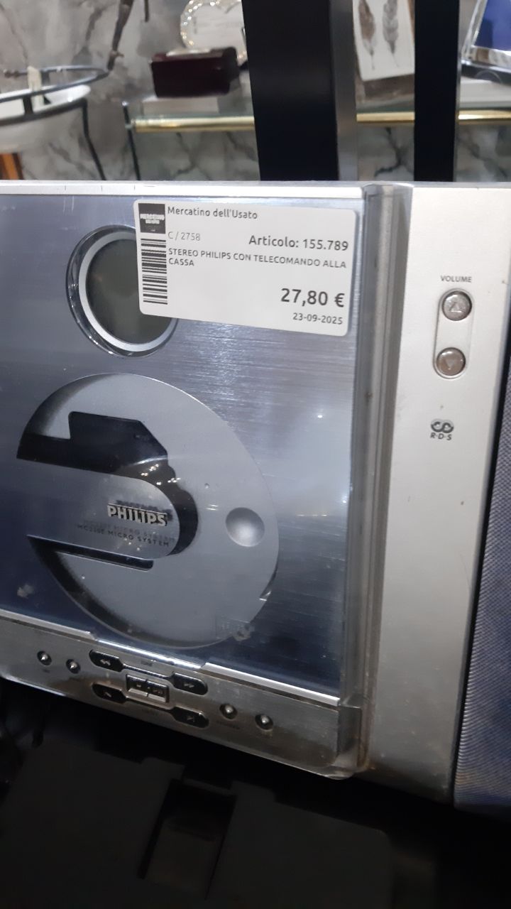 Stereo Philips Con Telecomando Alla Cassa