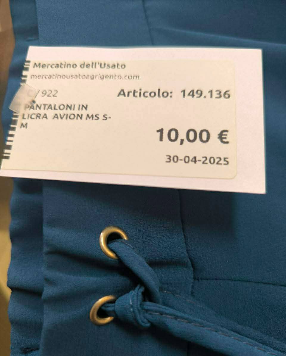 Pantaloni In Licra Avion Ms S-m