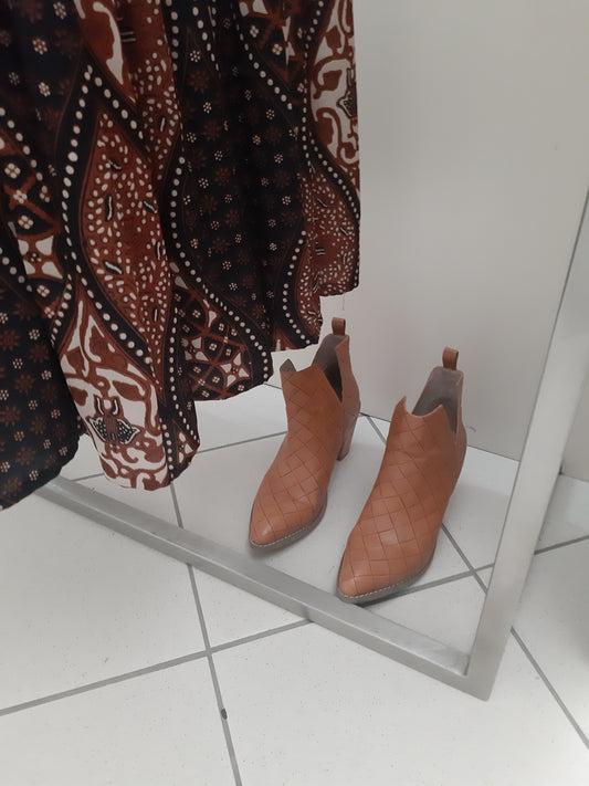 Stivaletti Colore Cuoio Ms 38