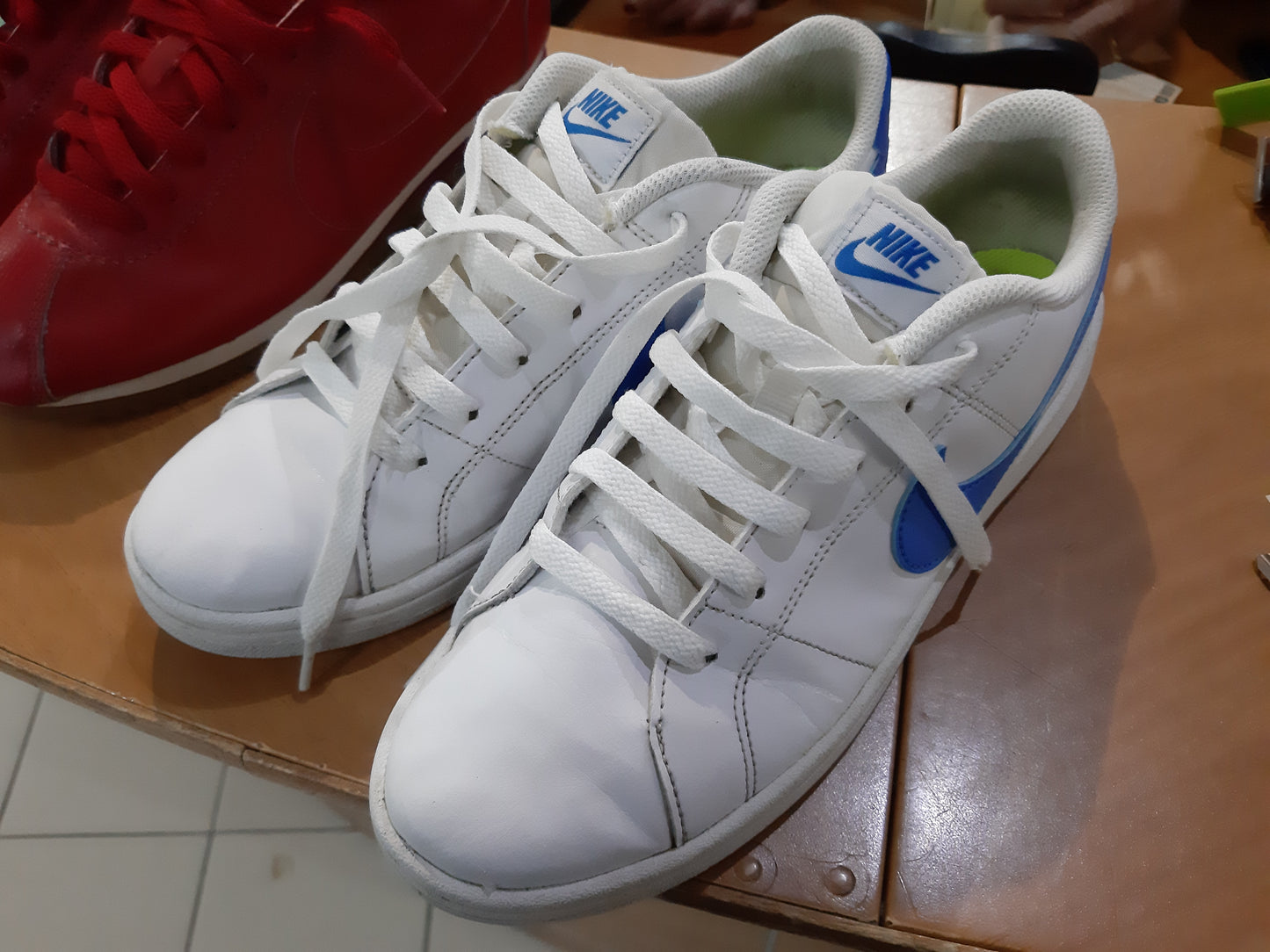 Nike Bianche E Azzurre Mis 40