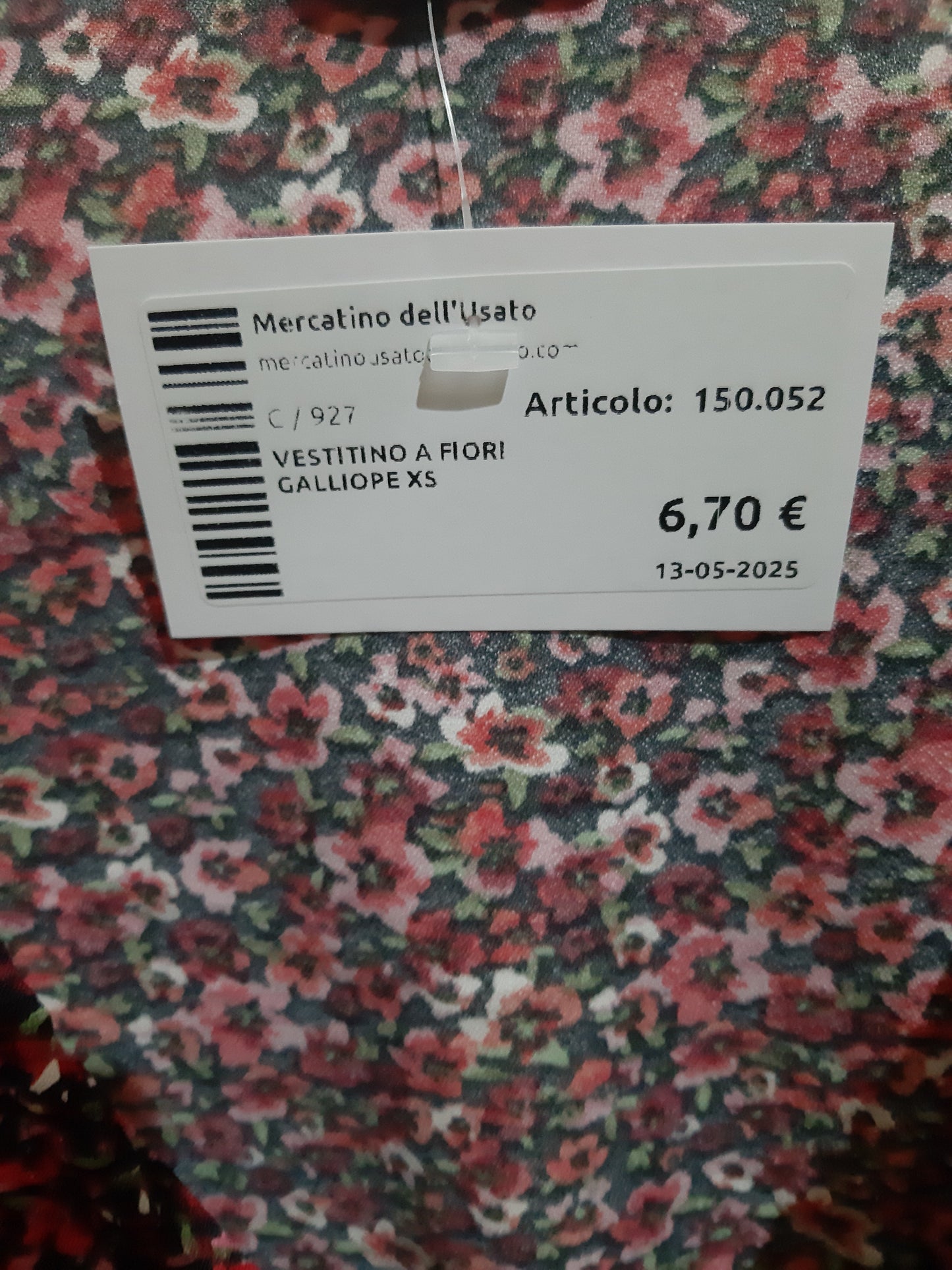 Vestitino A Fiori Galliope Xs