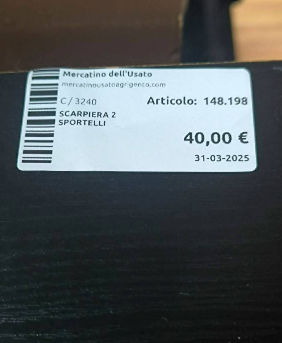 Scarpiera 2 Sportelli
