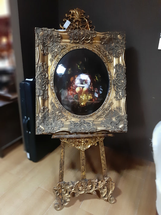 Cavalletto Dorato Grande Per Quadri