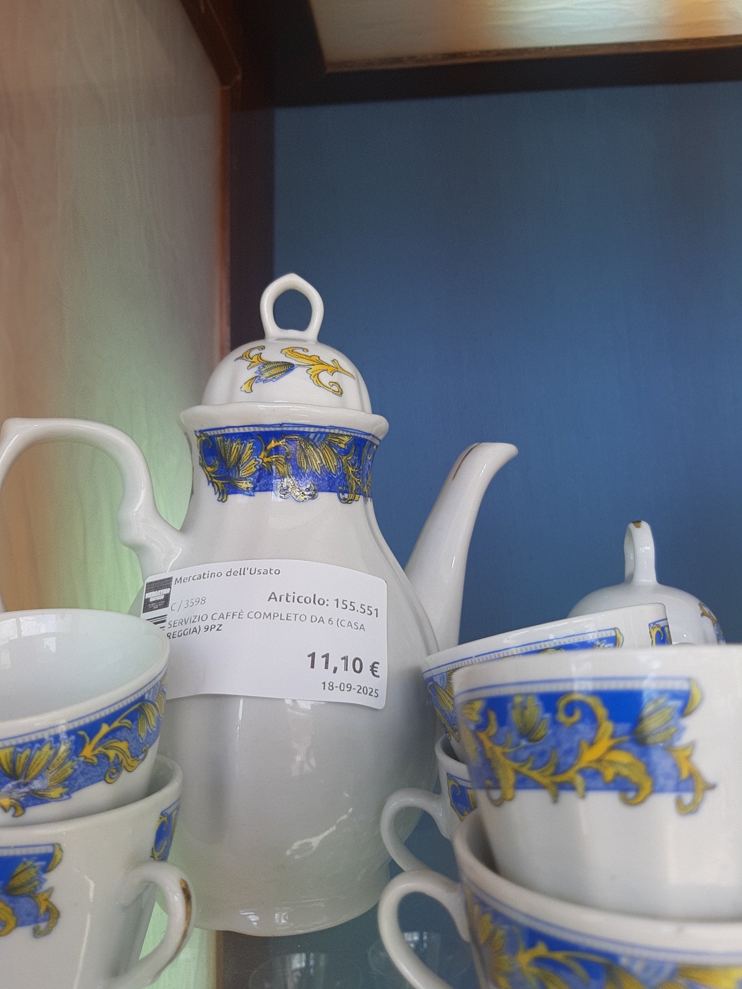 Servizio Caffè Completo Da 6 (casa Reggia) 9pz