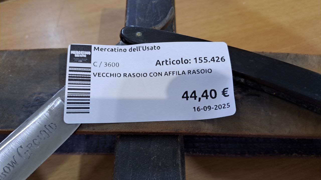 Vecchio Rasoio Con Affila Rasoio