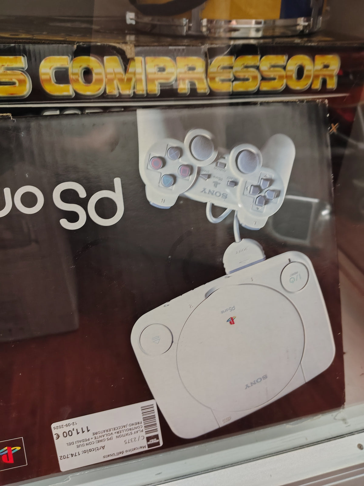 Play Station (ps One) Con Due Controller+ Volante + Pedali Del Freno /accceleratore