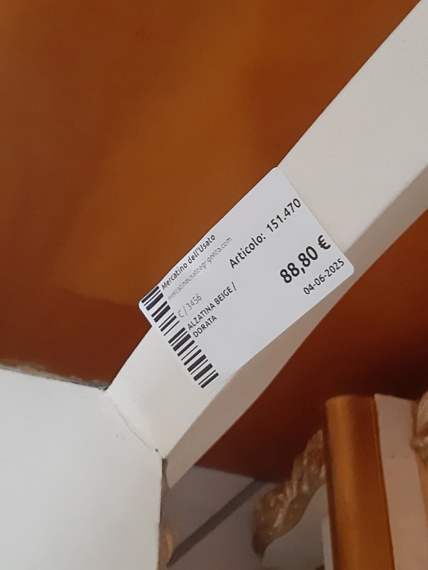 Alzatina Beige /dorata