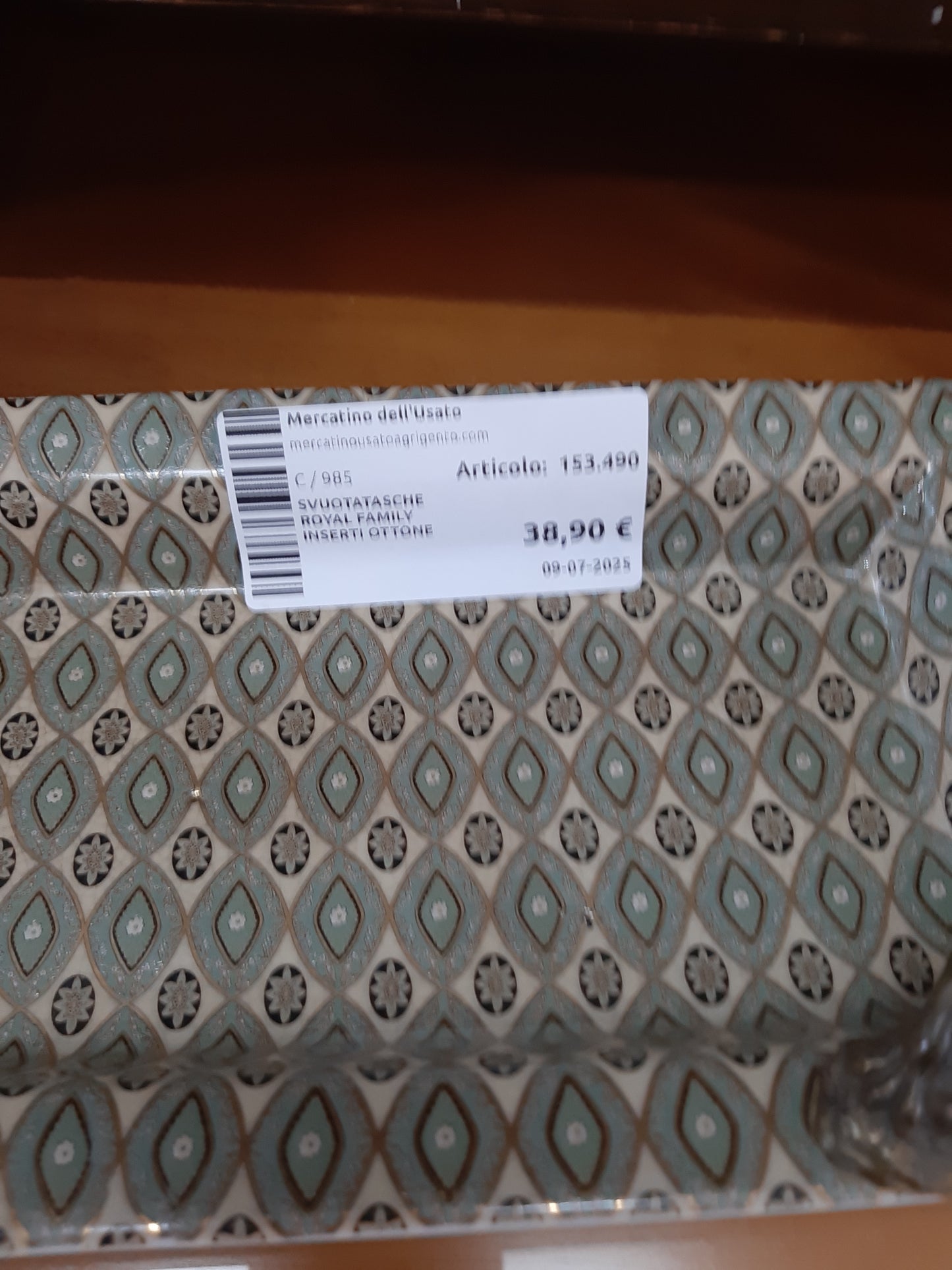 Svuotatasche Royal Family Inserti Ottone