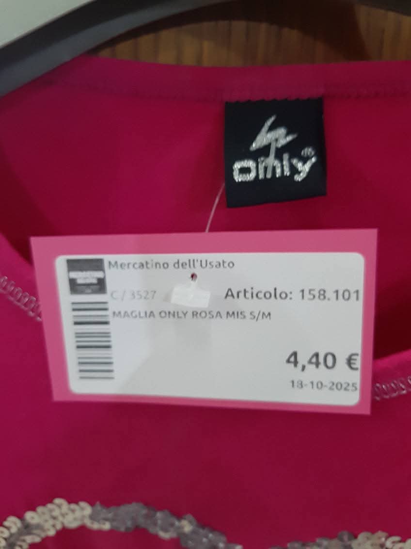 Maglia Only Rosa Mis S/m