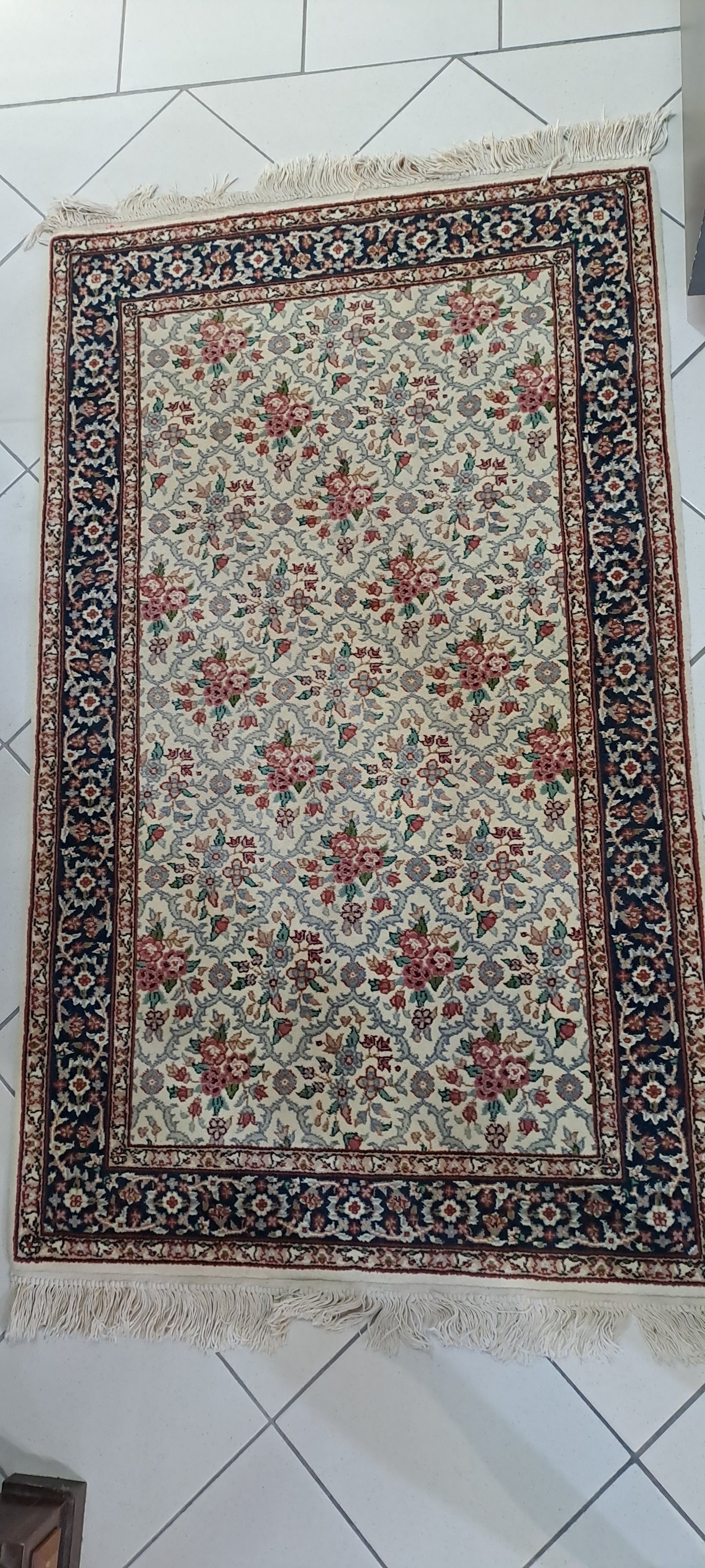 Tappeto Persiano 155x91 Fiorellini Rosa