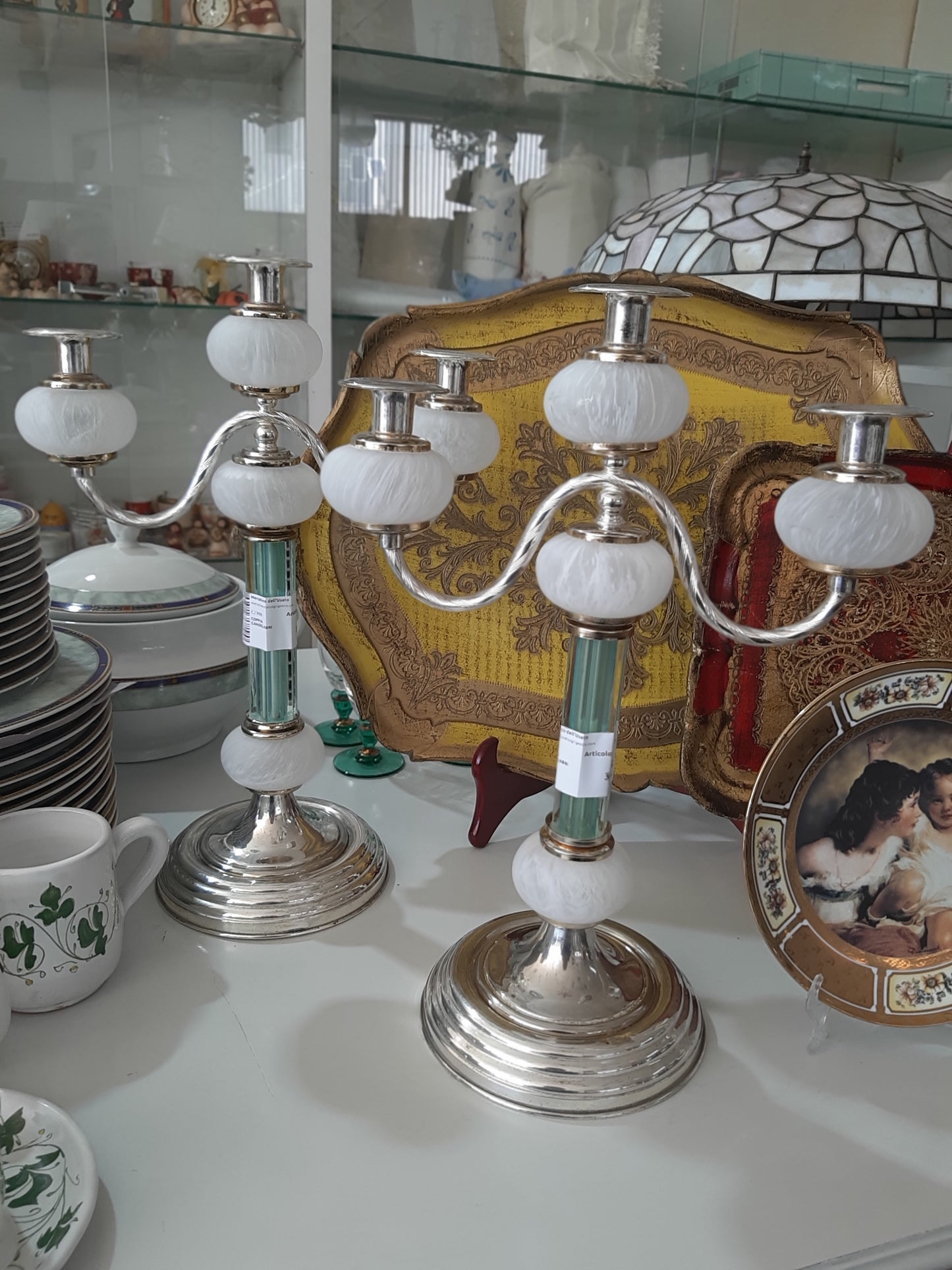 Coppia Candelabri
