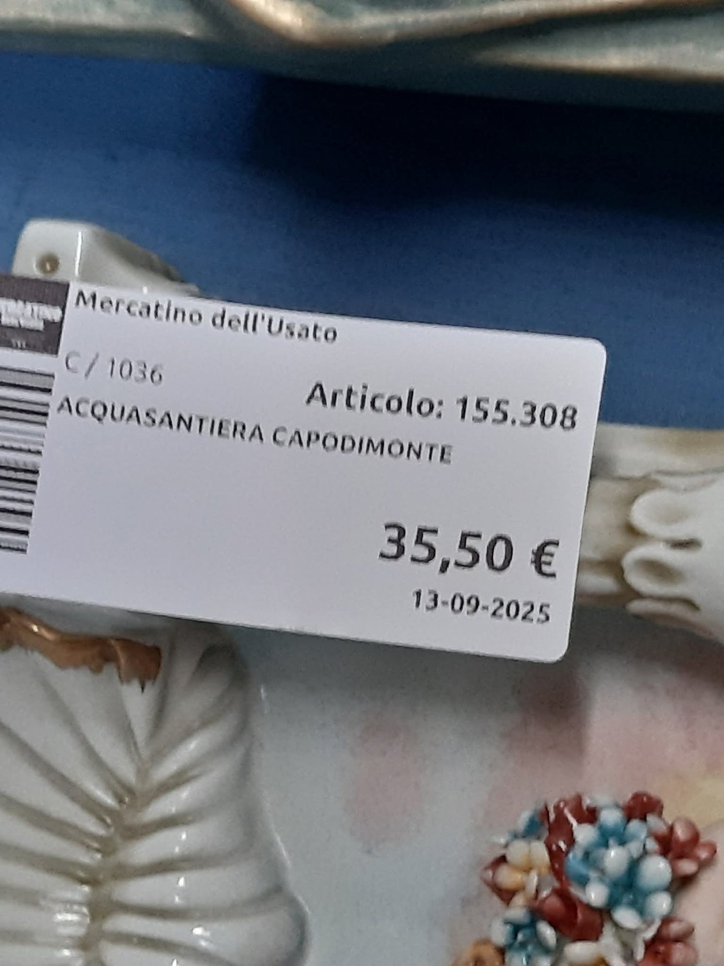 Acquasantiera Capodimonte