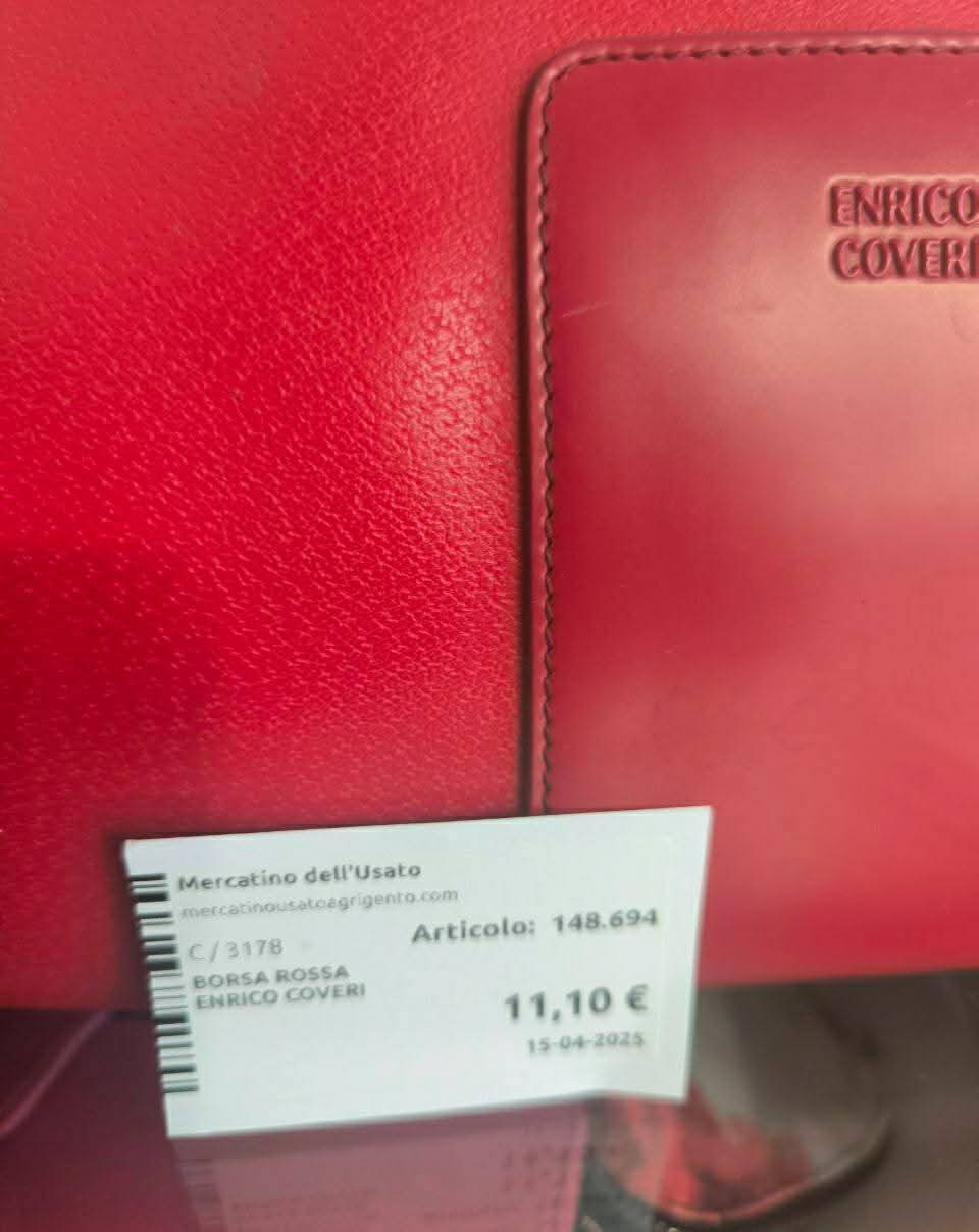 Borsa Rossa Enrico Coveri