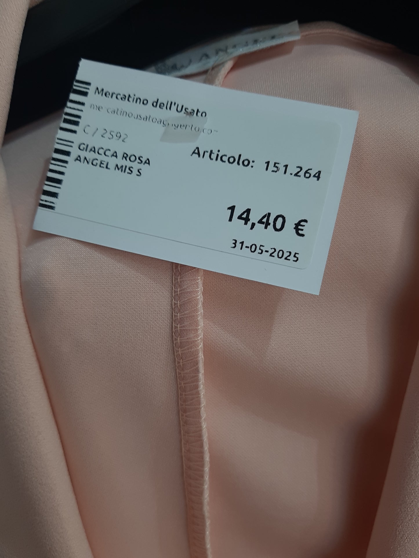Giacca Rosa Angel Mis S