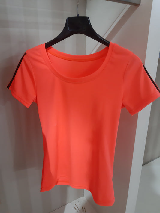 Maglietta Arancione Fitness Mis L/xl